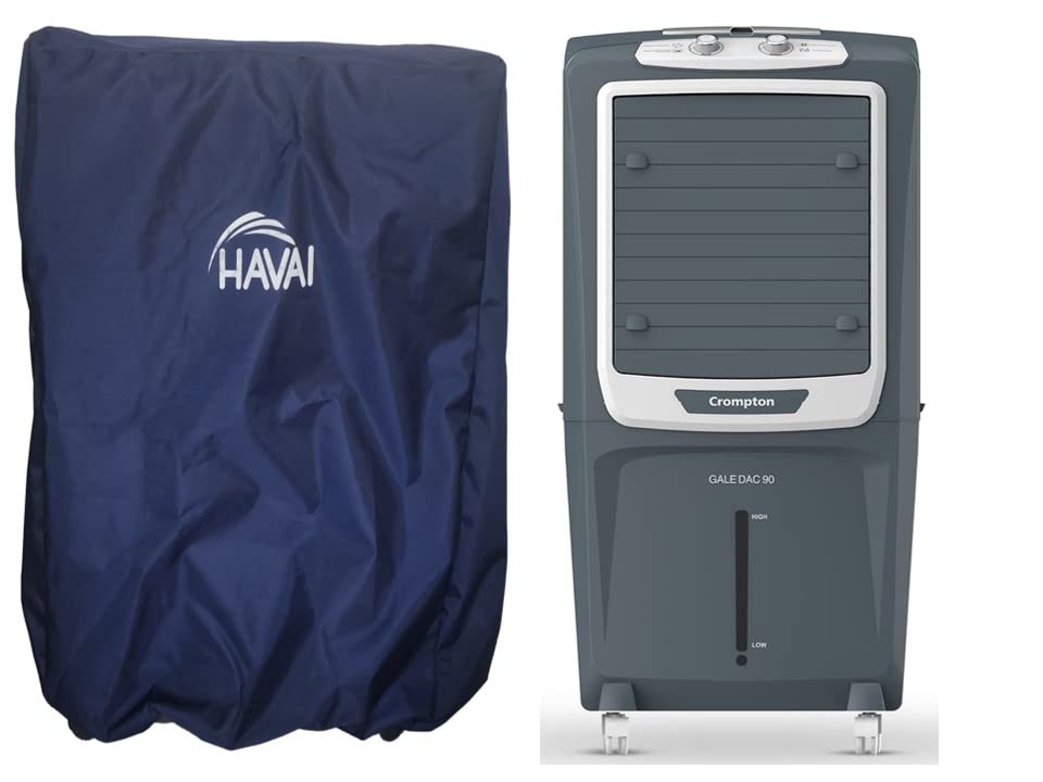 HAVAI Premium Cover for Crompton Gale DAC 90 Litre Desert Cooler 100% Waterproof Cover Size(LXBXH) cm: 62 X 42 X 120