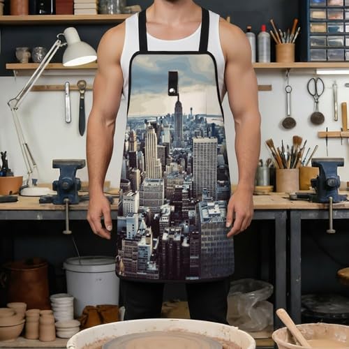 Delantal de trabajo Fashion City con bolsillos múltiples miniatura 4