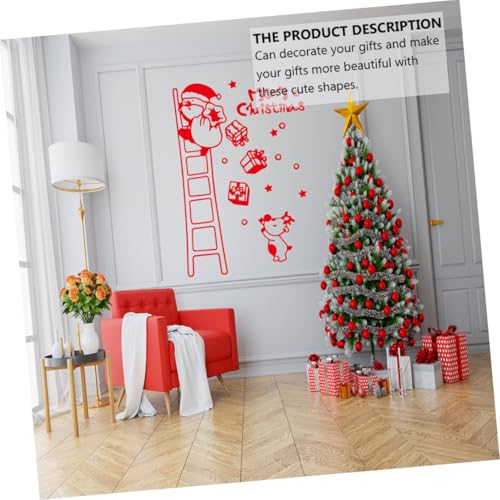 Vinilo Decorativo Santa Claus Rojo 60x38 cm miniatura 4