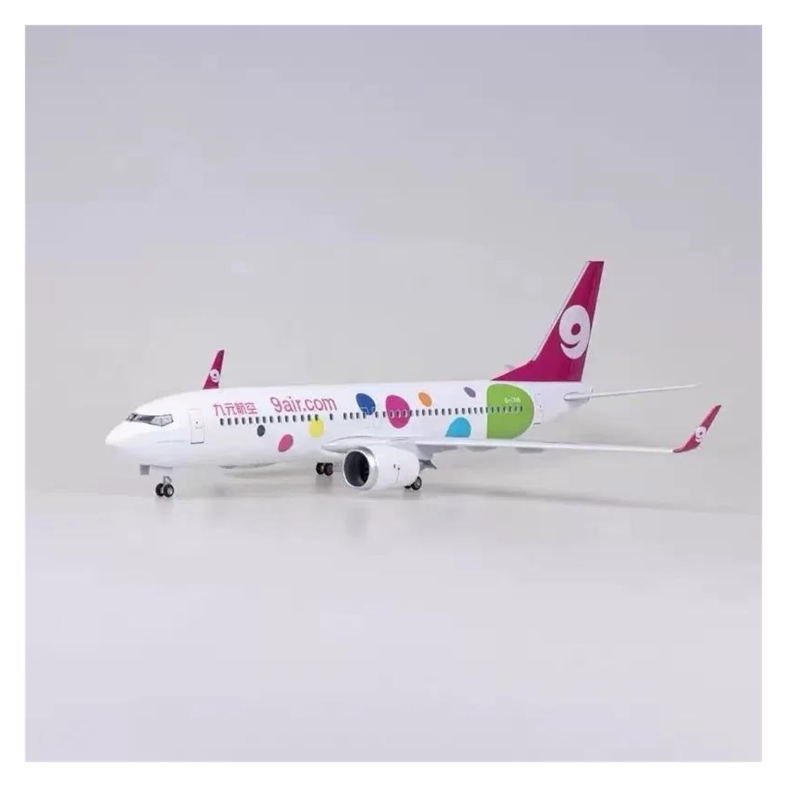 Odlewane zabawki samolotowe 1:85 dla samolotów B737-800 Model samolotu Materiał żywiczny Model samolotu Budynek Model samolotu Samoloty do kolekcji Do zbierania i wyświetlania (bez światła)