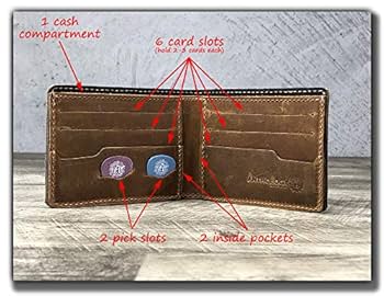 Amazon.com: Anthology Gear Minimalist Bi-fold Leather Wallet