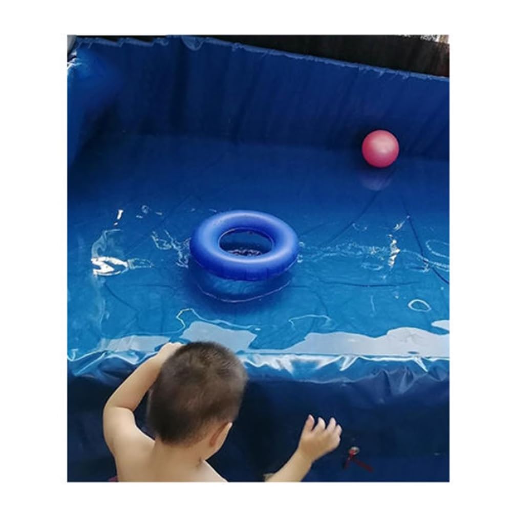 Piscina plegable de tela extra gruesa para uso doméstico, balcón, 300 x 300 x 80 cm, perfecta para relajarse, portátil