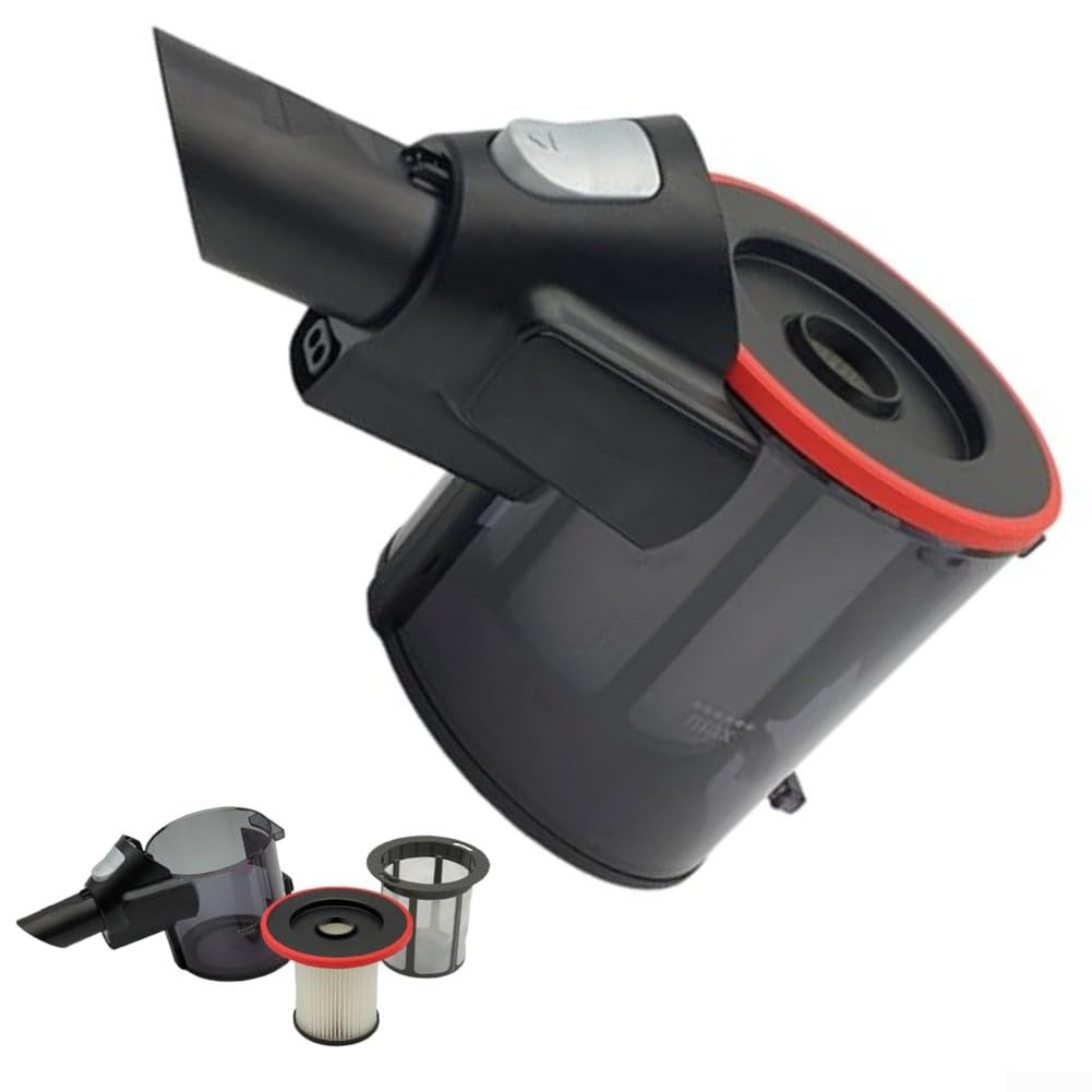 Bandeja de polvo 12029996 para Bosch Unlimited Series 6, juego de filtros de contenedor de polvo inalámbrico compatible con aspiradora de gran capacidad, antiadherente para superficie