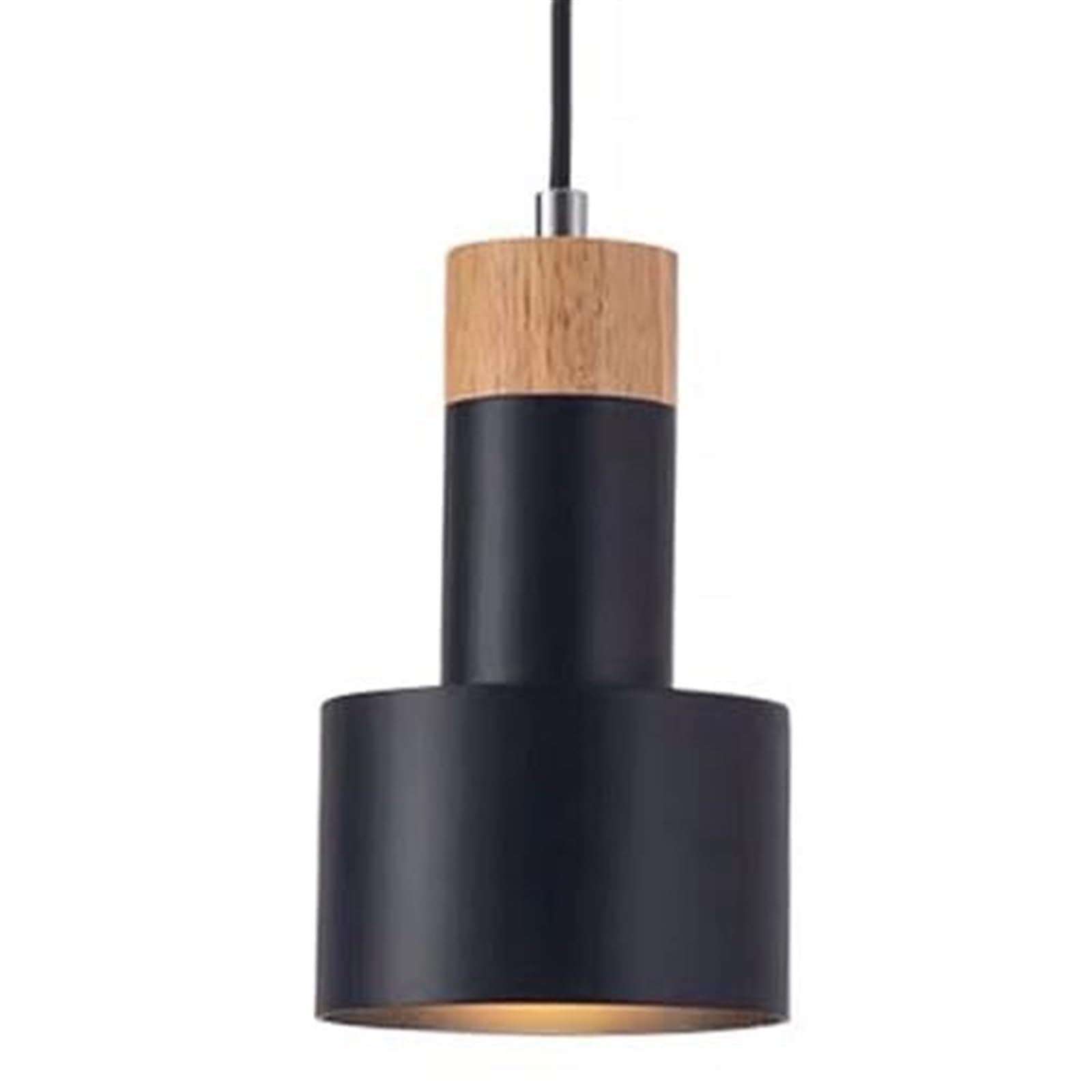 HXYSXHJUO Industrial Wrought Iron Pendant Lamp - E27 Single-Head Chandelier for Porch & Bar Décor, Adjustable Ceiling Lighting Fixture(Dark)