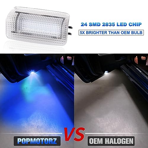 Lámparas LED Azules para Puerta Laterales 2 Pzas miniatura 4