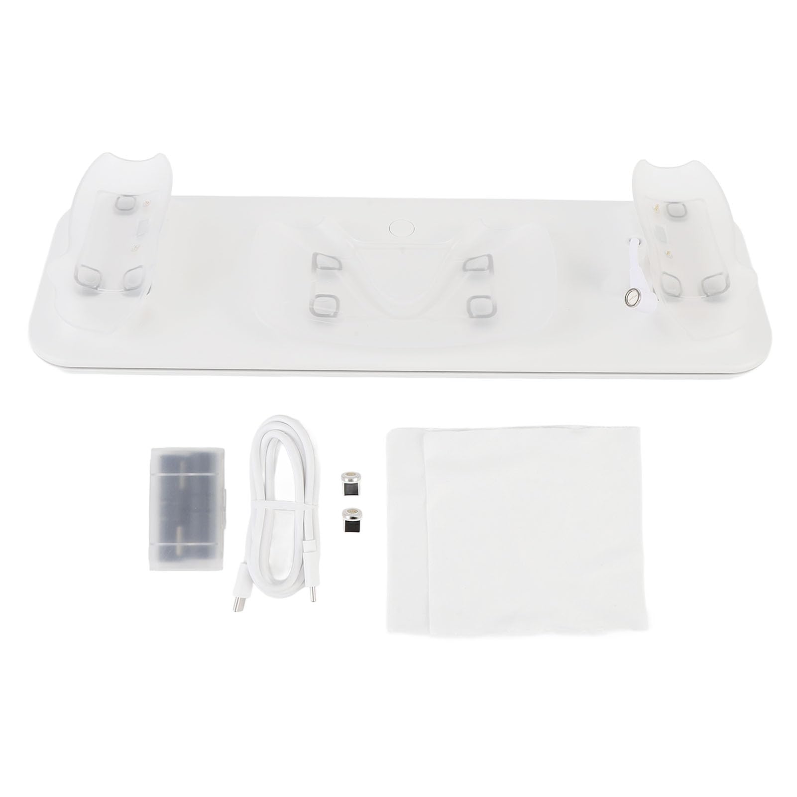 EMUKOEP Dock di Ricarica per Visore e Controller VR Forte Supporto di Ricarica Rapido Magnetico per 3 3S