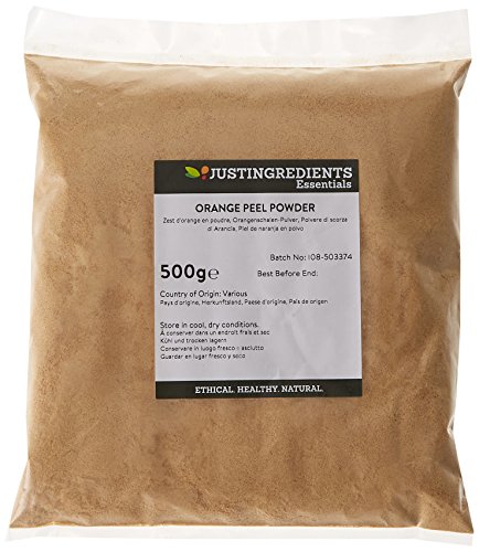JustIngredients Essential Zest d'orange en poudre (Orange Peel Powder) 500g