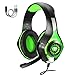 Produktbild TR Turn Raise Gaming Headset mit Mikrofon für PC/ PS4/ Xbox one/Playstation 4 (Grün)