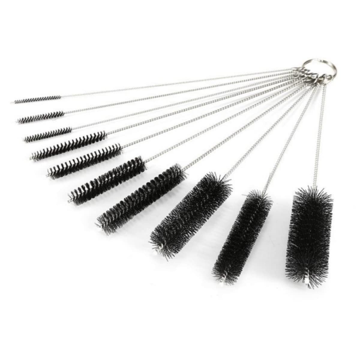 10 PCS Cleaning Bottle Brush Set Szczotki, Szczotki do czyszczenia rur, Nylon Szczotki do butelek, Szczotka do czyszczenia rur Rnsayo, Czajnik, Słomki