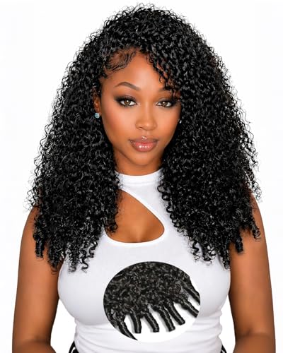 3 w 1 Burmese Curly Wig With Drawstring Natural Color 200 Density 61 cm
