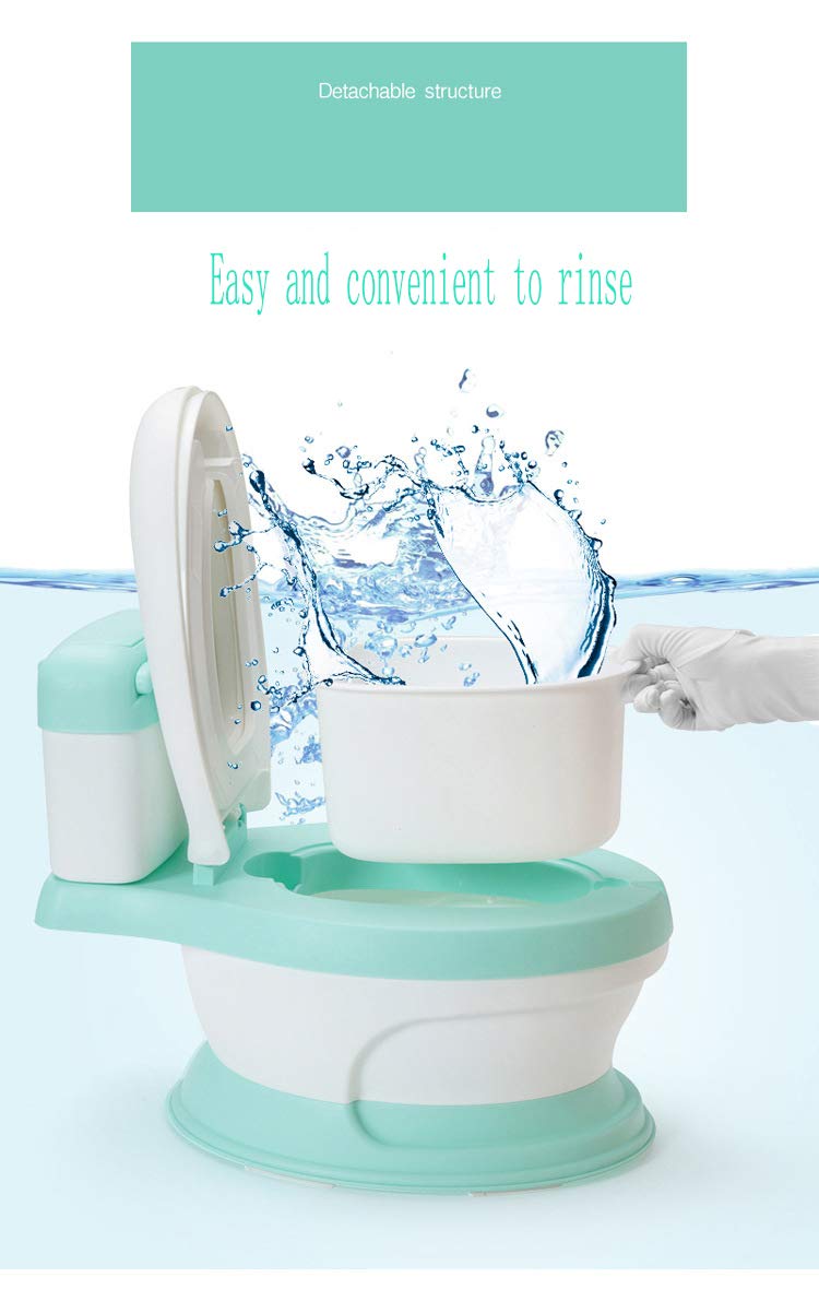 Baby Potty Chair Toddler Bambini Bambini Training Toilet Seat Facile da Pulire,Blue