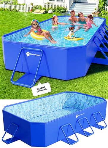StarOcean 2026 Foldable Pool, Large Non-Inflatable Swimming Pool for Kids,Adult Collapsible Pools...