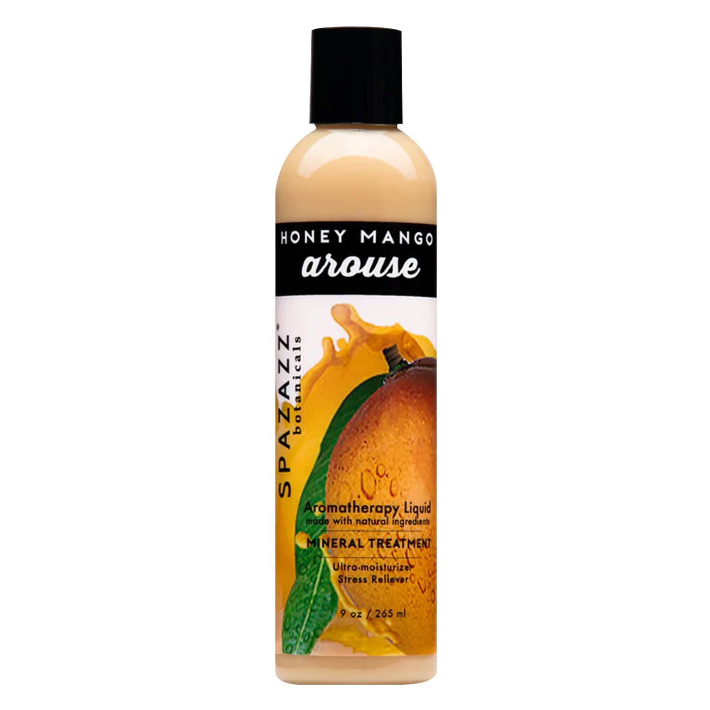 Spazazz SPZ-117 Original Elixir Bottle Spa and Bath Aromatherapy, 9-Ounce, Honey Mango Arouse