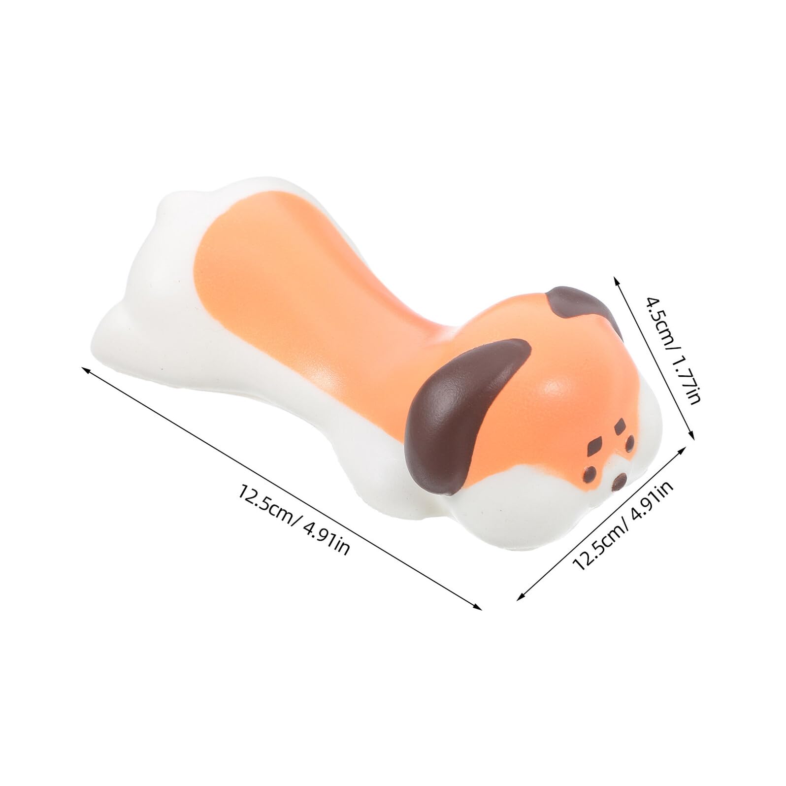 5 Pezzi Tappetino per Mouse a Forma di Cucciolo in Memory Foam Ergonomico con Poggiapolsi Antiscivolo, Supporto Comodo per Polso per Ufficio e Gaming, Accessorio Scrivania