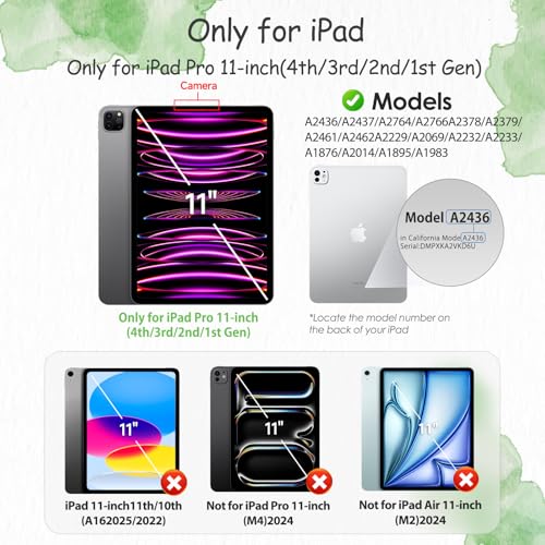 Image of PandaShield 2-Pack Paper-feel Screen Protector Easy-Installation Box for iPad Pro 11 inch 4th 3rd 2nd 1st /Air 10.9 inch 5th 4th,Matte,Write and Draw like on Paper,Bubble Free,Anti-Glare,Scratch Resistant,Apple Pencil Support