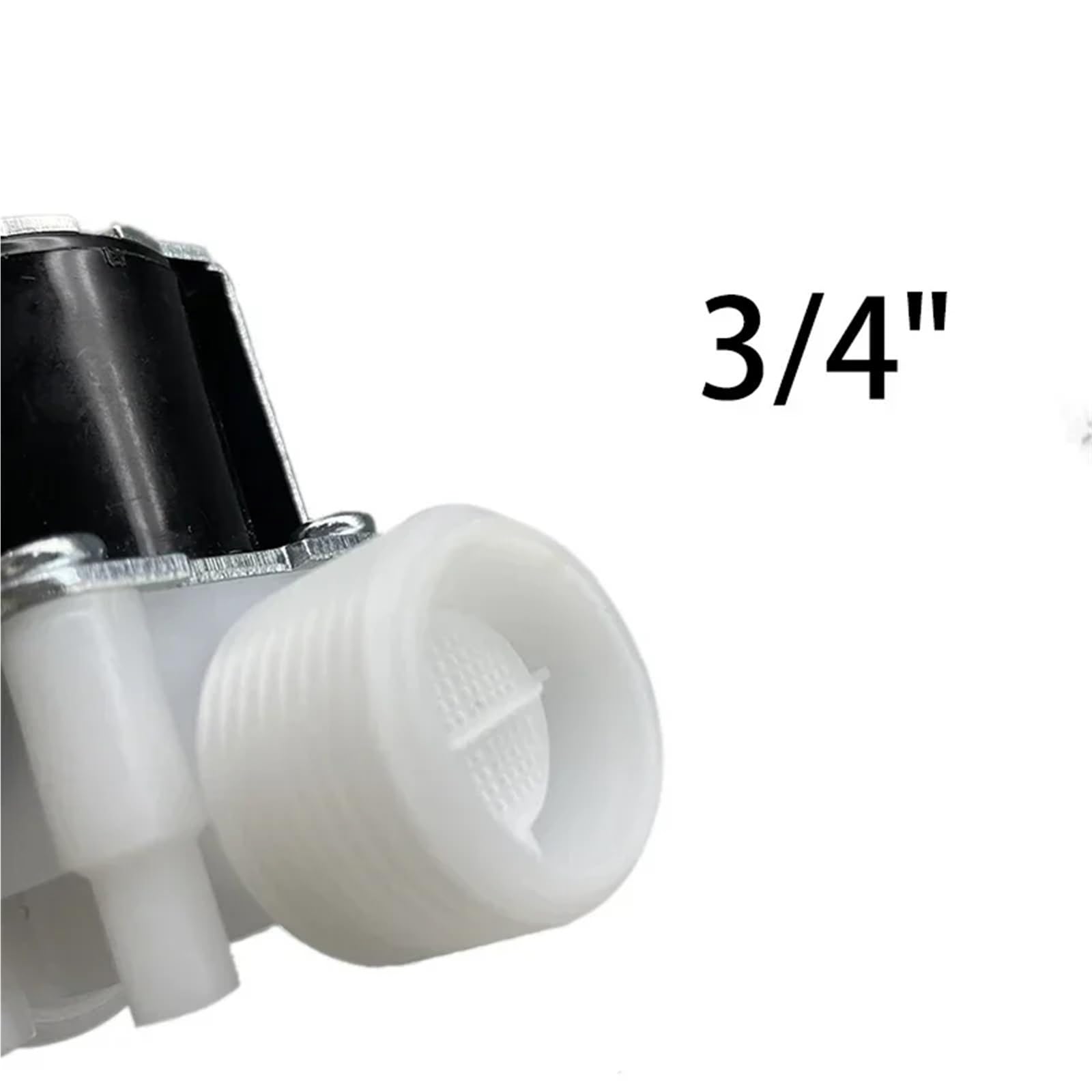 Válvula solenoide de rosca exterior de 1/2 de 3/4 pulgadas CA 220 V CC 12 V 24 V válvula de control de agua interruptor normalmente cerrado normalmente abierto 1 pieza (1/2 pulgadas, 24 V_NORMALLY