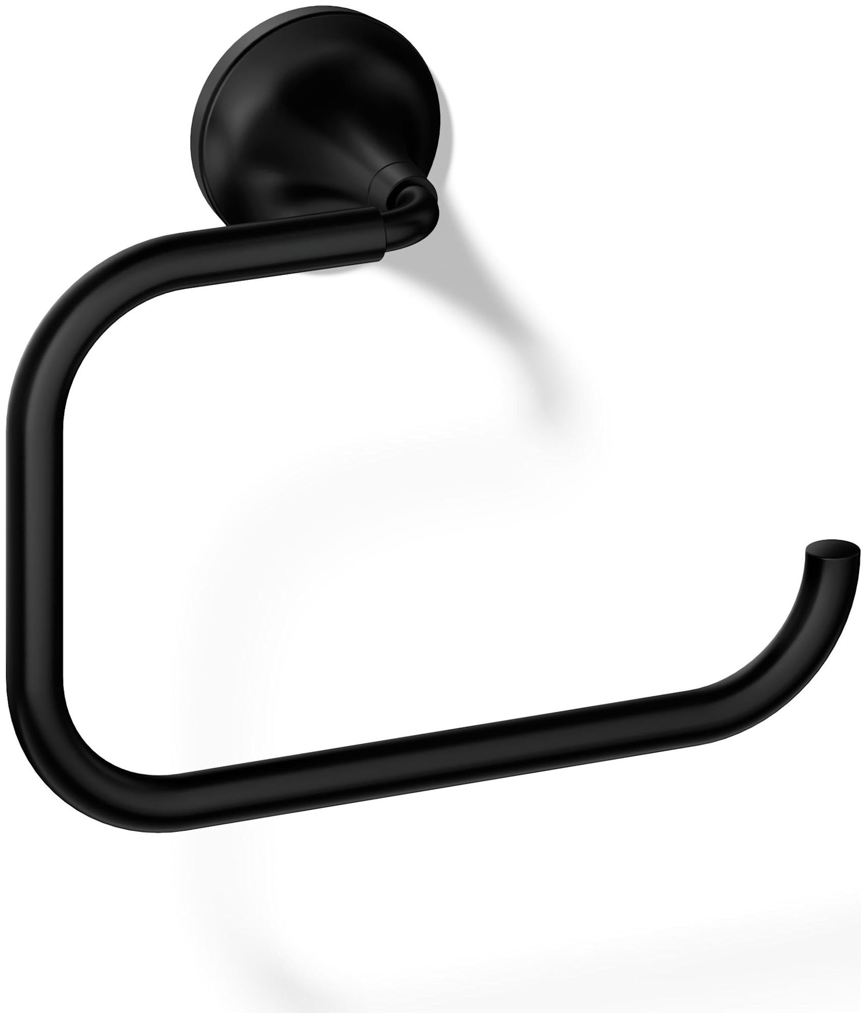 Kohler 27428-BL Tone-Towel Ring, Bathroom Accessory, Matte Black
