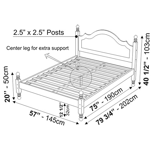 Palace-Imports-100-Solid-Wood-Reston-Panel-Headboard-Platform-Bed-Full-Size-Honey-Pine-12-Slats-Included-Requires-Assembly