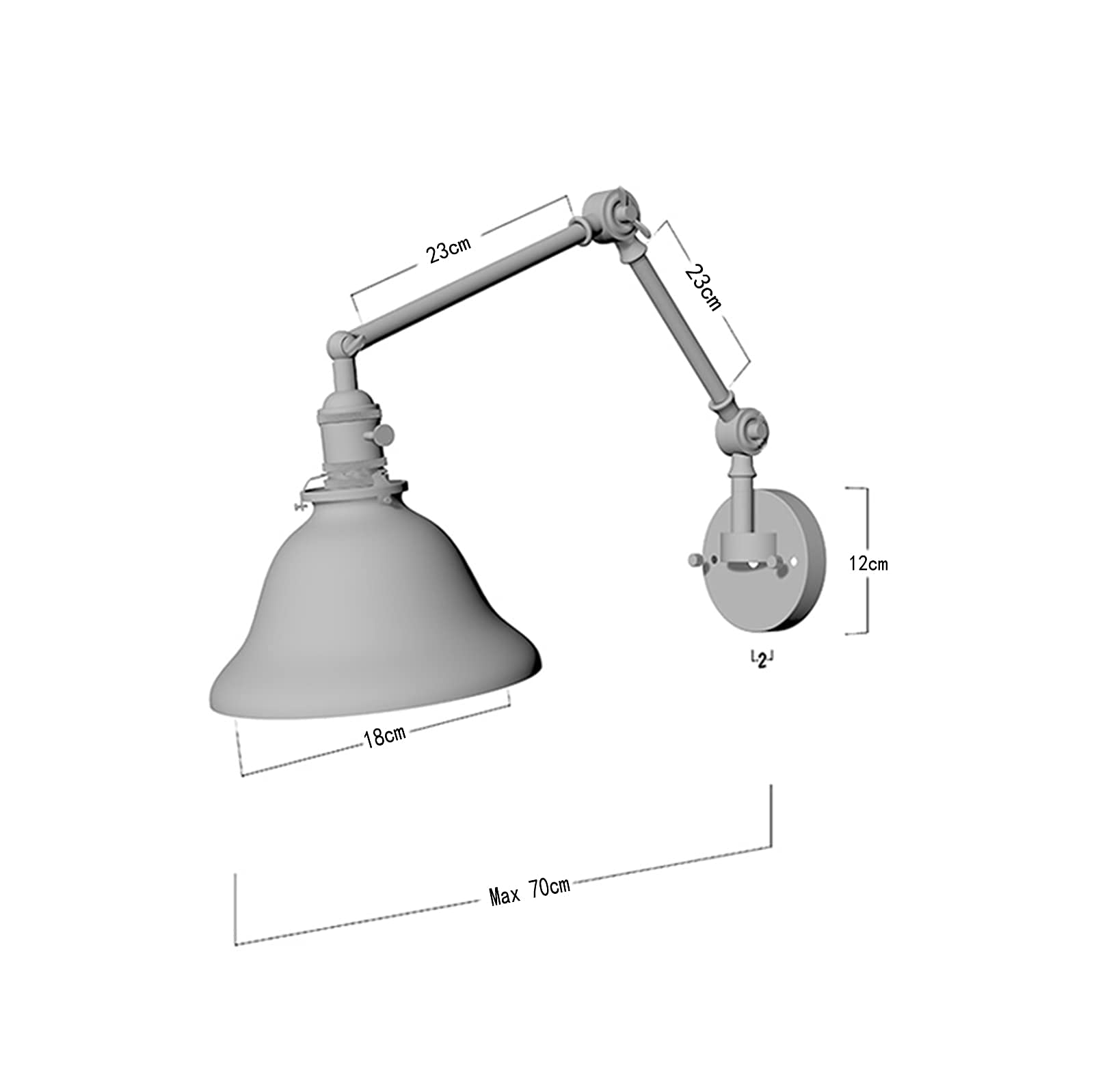 Wandlamp rotan naturel DEMITRIE | Gratis Levering