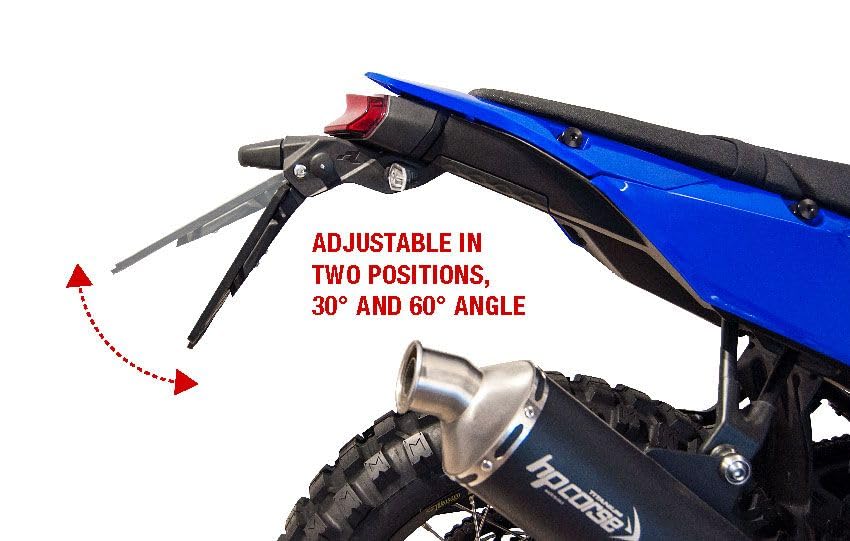 PORTATARGA A LED INTEGRA NERO PER YAMAHA T7