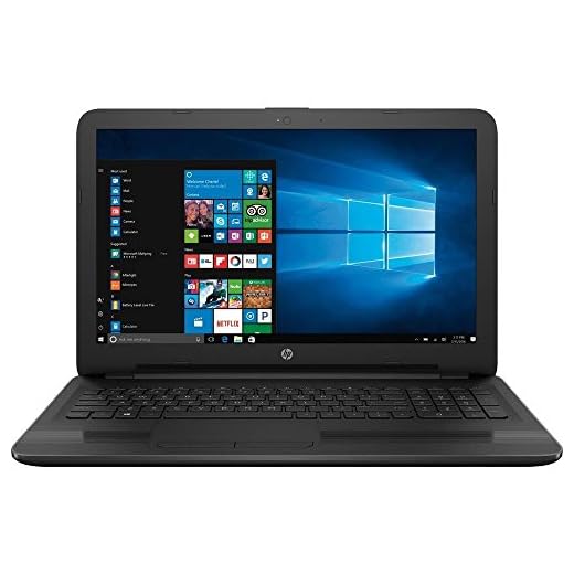 HP 15-AY103DX15.6" HD Touchscreen Laptop, 7th Gen Intel Kaby Lake Dual Core i5-7200U 2.5Ghz CPU, 8GB DDR4 RAM, 1TB HDD, DVDRW, USB 3.1, HDMI, WIFI, Webcam, Rj-45, Windows 10 Home