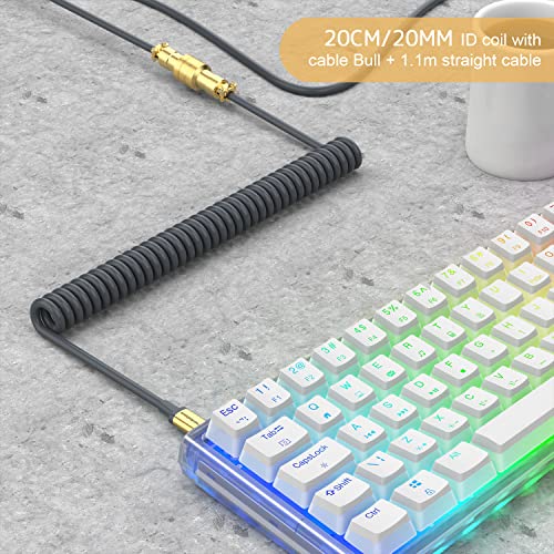 XINMENG X MAMBASNAKE C02 Coiled Keyboard Cable - Image 4