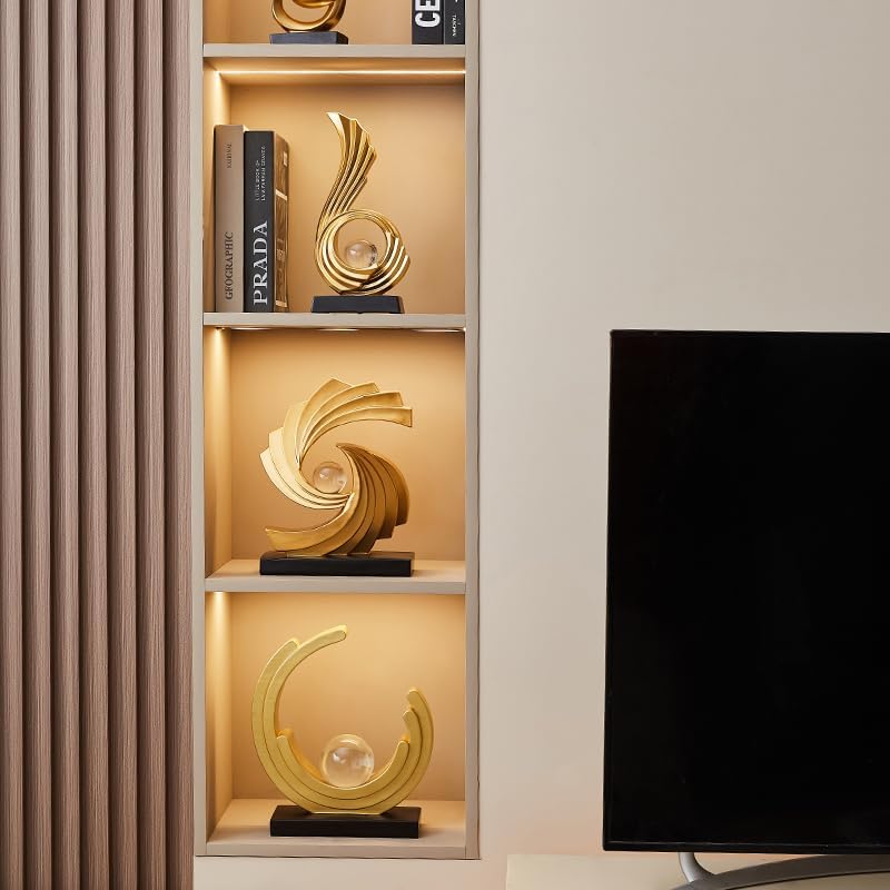 AWNR Abstract Statue Modern Home Decor Aesthetic for Entryway,Bedroom,Dining Room,Office,Living Room,Tv Stand,Shelves,Abstract Art Wall,Office