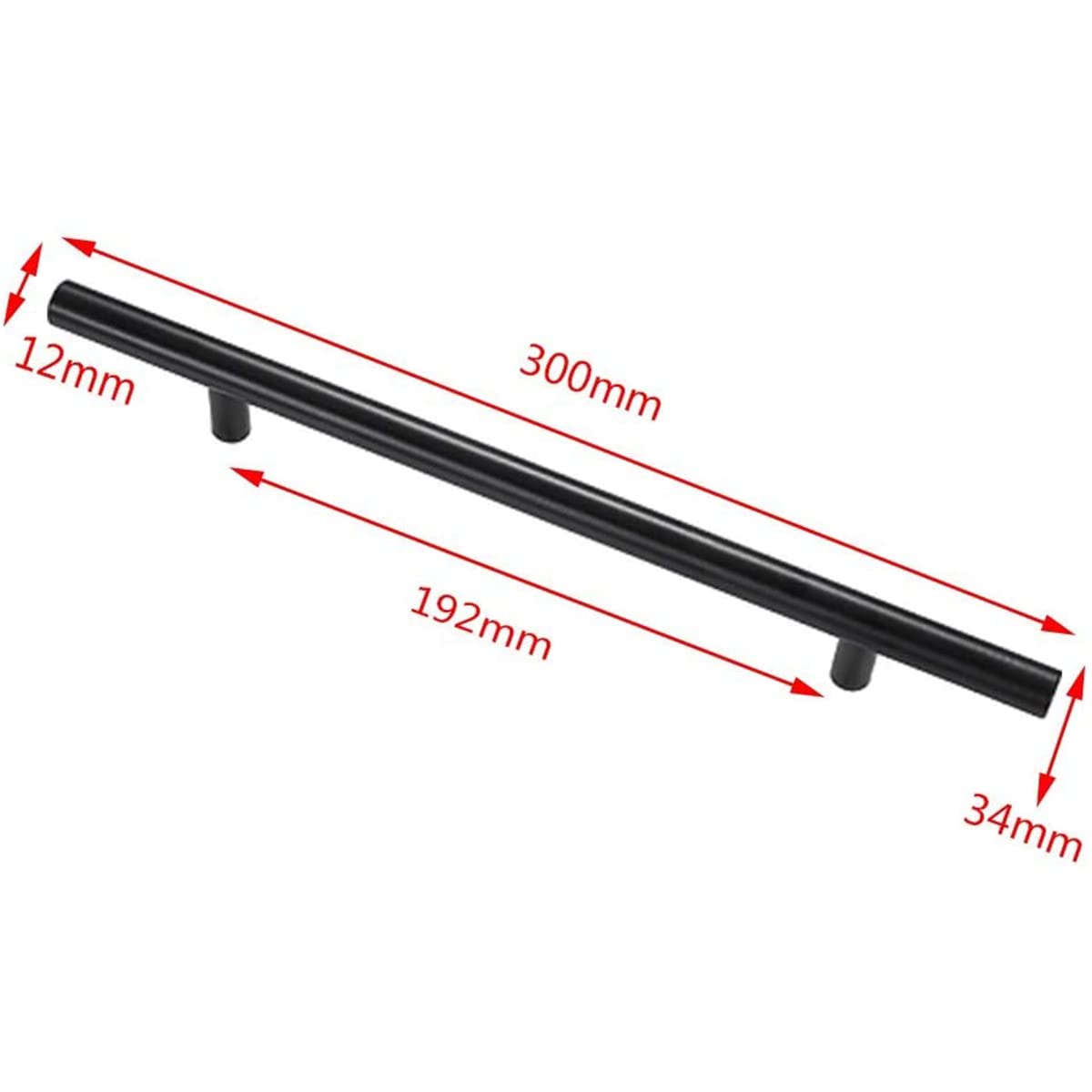 MACHSWON Cabinet Pull 1 Pack, for Cupboard Wardrobe, Wine Cabinet, Locker, Drawer, Wooden Case - Image 2