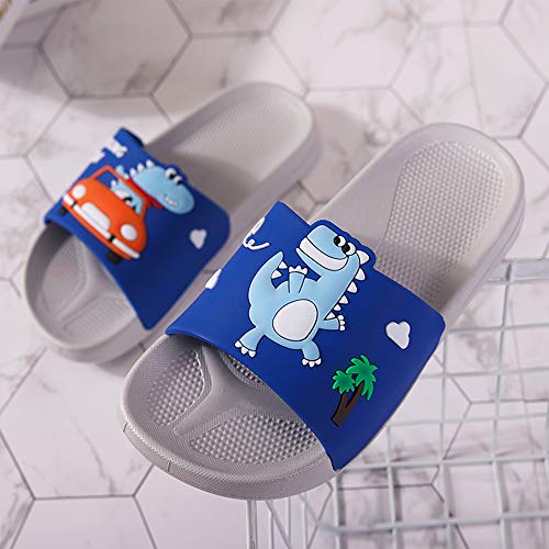 Girls Boys Slide Sandals, Kids Dinosaur Water Shoes Shower Pool Slipper Home Slippers2