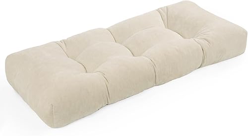 Miniatura 1 de ROFIELTY Cojín de banco de 36 x 14 pulgadas, suave y cómodo, con diseño antideslizante, cojines para asiento de ventana de interiores (chenilla