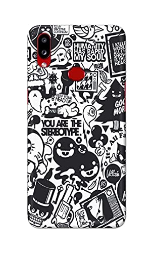 Image of Printed Hard Back Cover Case for Samsung Galaxy A10s | Samsung Galaxy M01s Back Cover (Mixed Cartoon) -1302