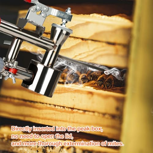 SNMUMU New Oxalic Acid Vaporizer No Battery, Beekeeping Oxalic Acid Atomizer for Beekeeping Equipment Without Plugging in, Propane Powered Fogger for Beekeeping Supplies, Hive Fogger for Bees