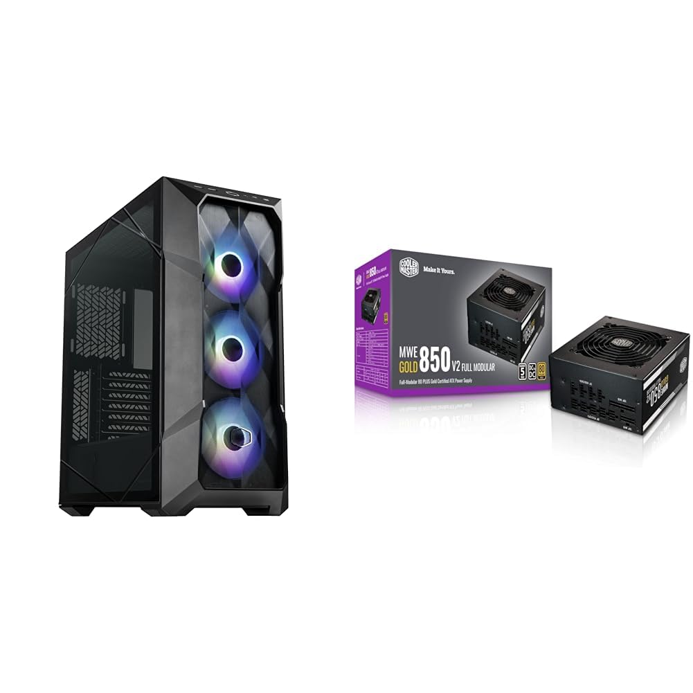 Cooler MasterTD500 Mesh V2 Airflow ATX Mid-Tower Case & MWE Gold 850 V2 Full Modular