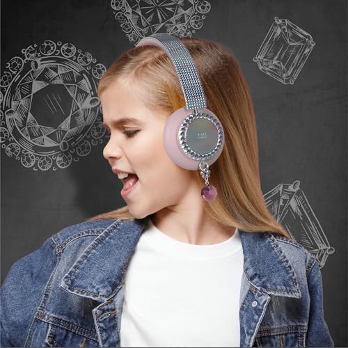 Image of FAO Schwarz Bling Tunes Bluetooth Headphones Jewel Accents