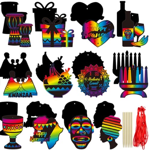 Happy Kwanzaa DIY Ntg XNb` y[p[A[g p[eB[Q[I[ig - AtJ̈Y }WbN C{[ y[p[ XNb`It J[hLbg - AtJ̃NU zf[p[eB[pi av[g 24