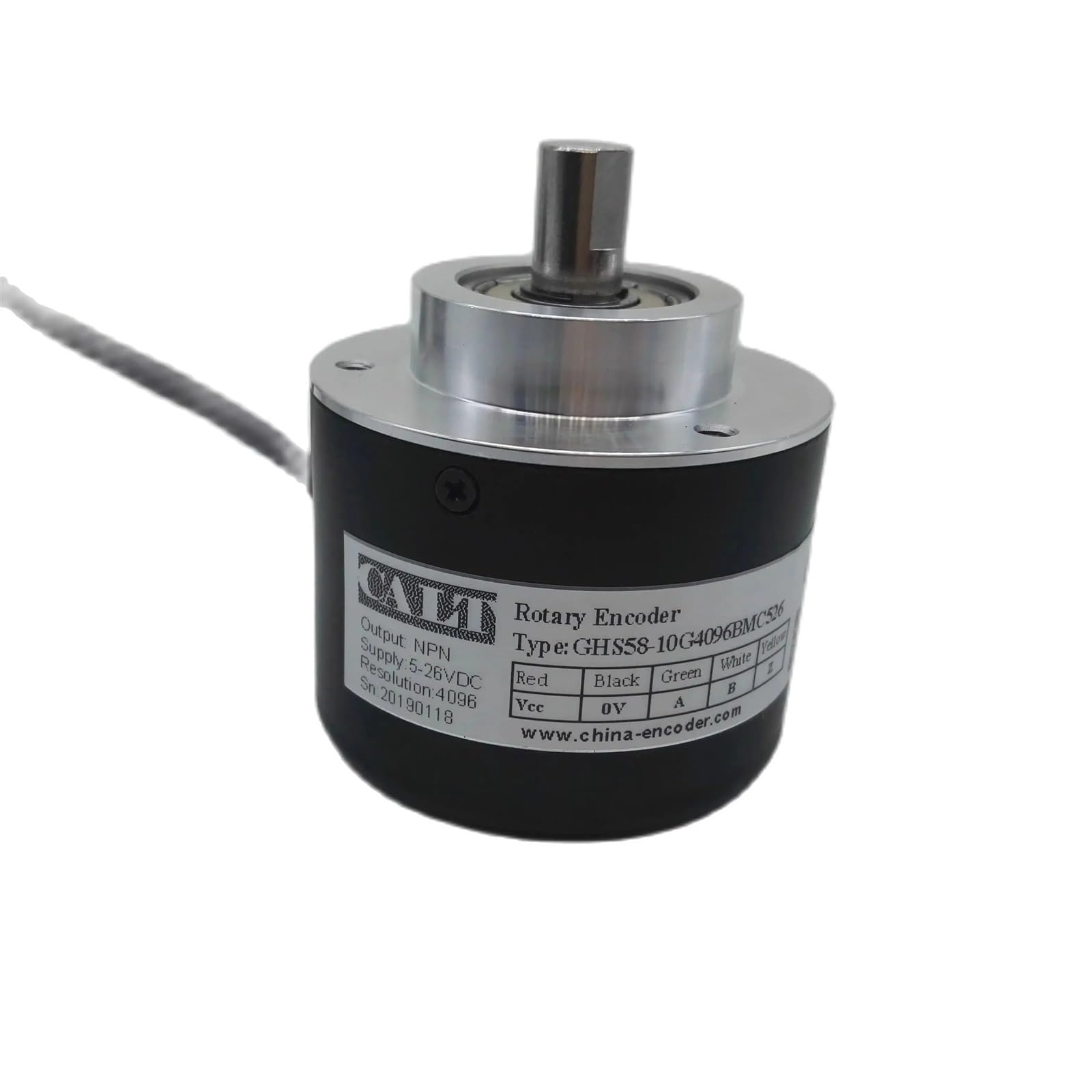 Codeur rotatif haute résolution 5000 ppr pour capteur industriel GHS58