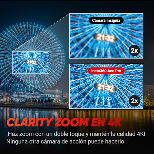 Miniatura 6 de Insta360 Ace Pro: Cámara de acción Impermeable diseñada con Leica, Sensor Insignia de 1/1,3", reducción de Ruido IA Imagen máxima, 4K a 120fps, Pantalla abatible 2,4" y Funciones de IA
