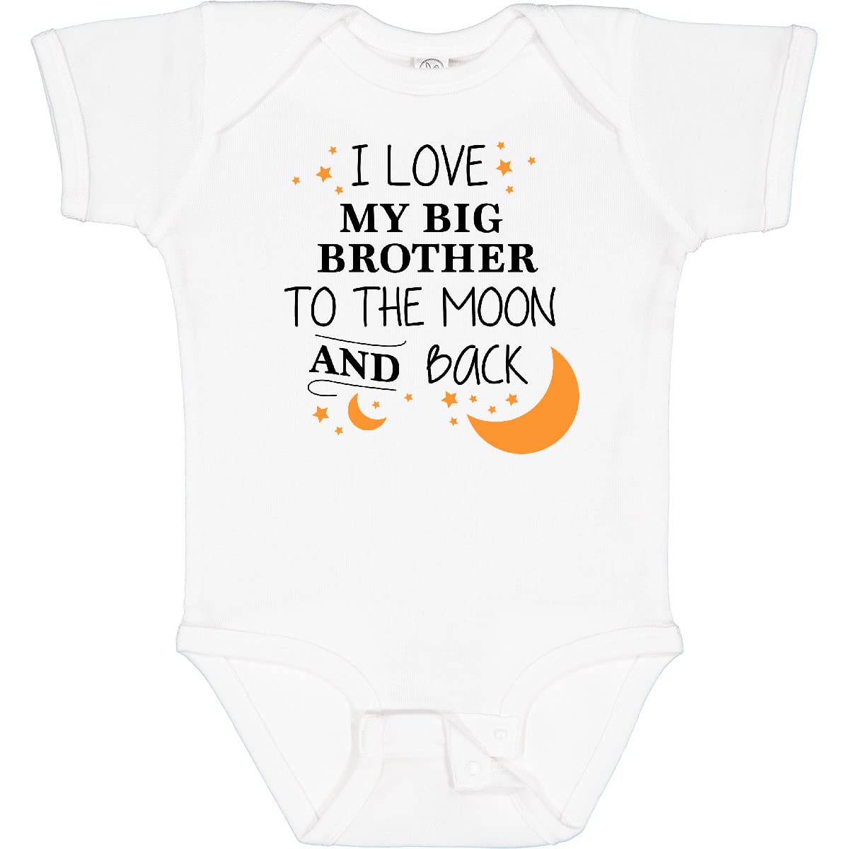inktasticI Love My Big Brother to The Moon and Back Baby Bodysuit