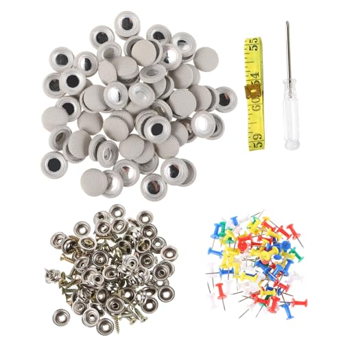 IMIKEYA 車内天井たるみ修理キット 頑丈なヘッドライナーピン付き 車屋根内装補修用 しっかり固定で剥がれ防止 ほとんどの車種対応