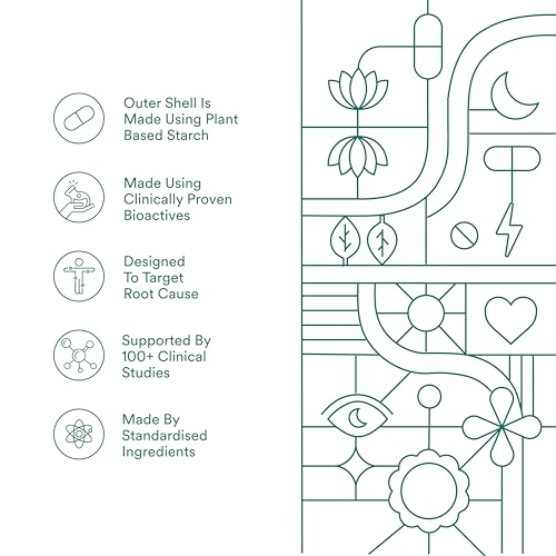 Image of Stress-Sleep Aid Capsules| Melatonin Free| Non-Habit forming| Calmer mind & Restful sleep| GMP Certified |Non-GMO |For Men & Women| 56 Capsules (Pack of 3)