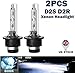 Produktbild HYLH 2X D2S Xenon Lampen 8000K Ice Blue HID Lampen 35W 12V Auto Auto Scheinwerfer OEM Direkt Ersetzen 85122 85123 66040 53500 UK Schiff