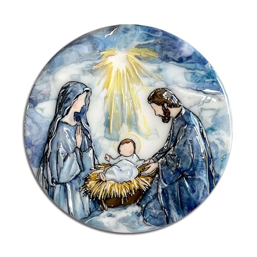 Imanes decorativos con escena navideña religiosa miniatura 1