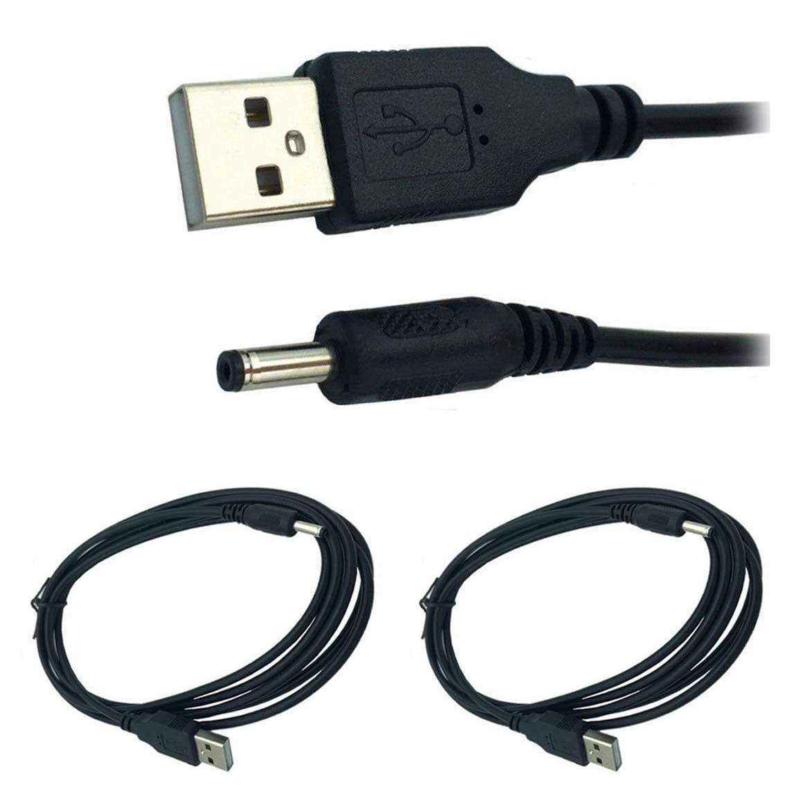 Amazon.co.jp: Rosebe【2個】USBケーブル→DC3.5mm x 1.35mmブースタ