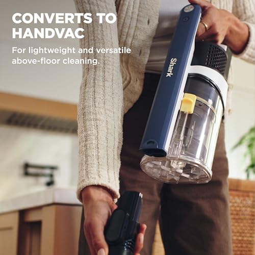 Image of Shark Cordless Pet, Cordless Lightweight Stick Vacuum Cleaner, Self Cleaning Brushroll, 40 Min Runtime, Removable Handheld, XL Dust Cup, Moonlight Blue, IY143H (2026 Release)