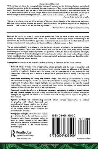 Foundations For Research: Methods Of Inquiry In Education And The Social Sciences (Inquiry And Pedagogy Across Diverse Contexts Series) #TOP1