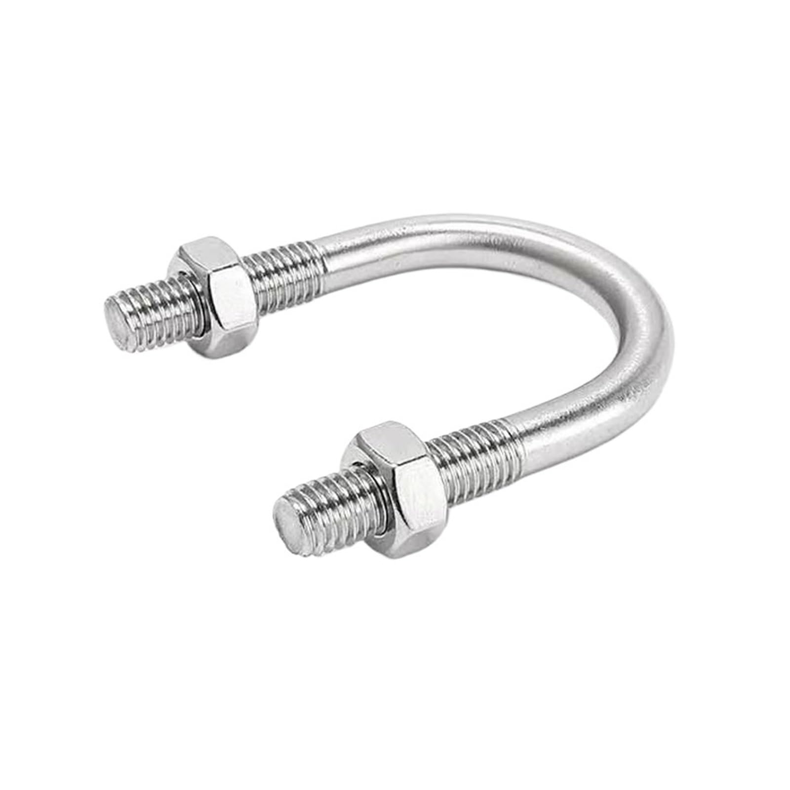 Bulloni A U Con Dadi In Acciaio Inox 304 M10 X 3/8" 2" X 3,64" - Best-Metal-Products (BMP) - 2 Pezzi