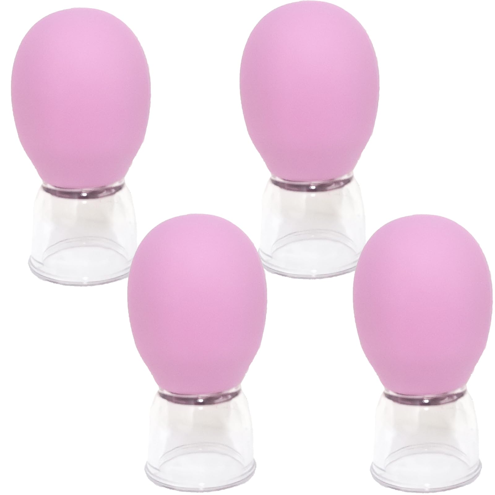 Jesakmie 4pcs Pink Nipple Corrector for Flat Inverted Nipples for Breastfeeding Mother or Women Vacuum Cup