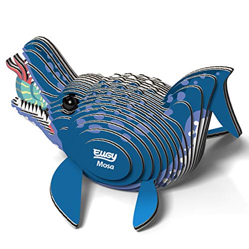 Eugy Mosasaurus Dinosaur 3D Puzzle, 25 Piece Eco-Friendly Educational Learning Puzzles For Kids 6+ #TOP2