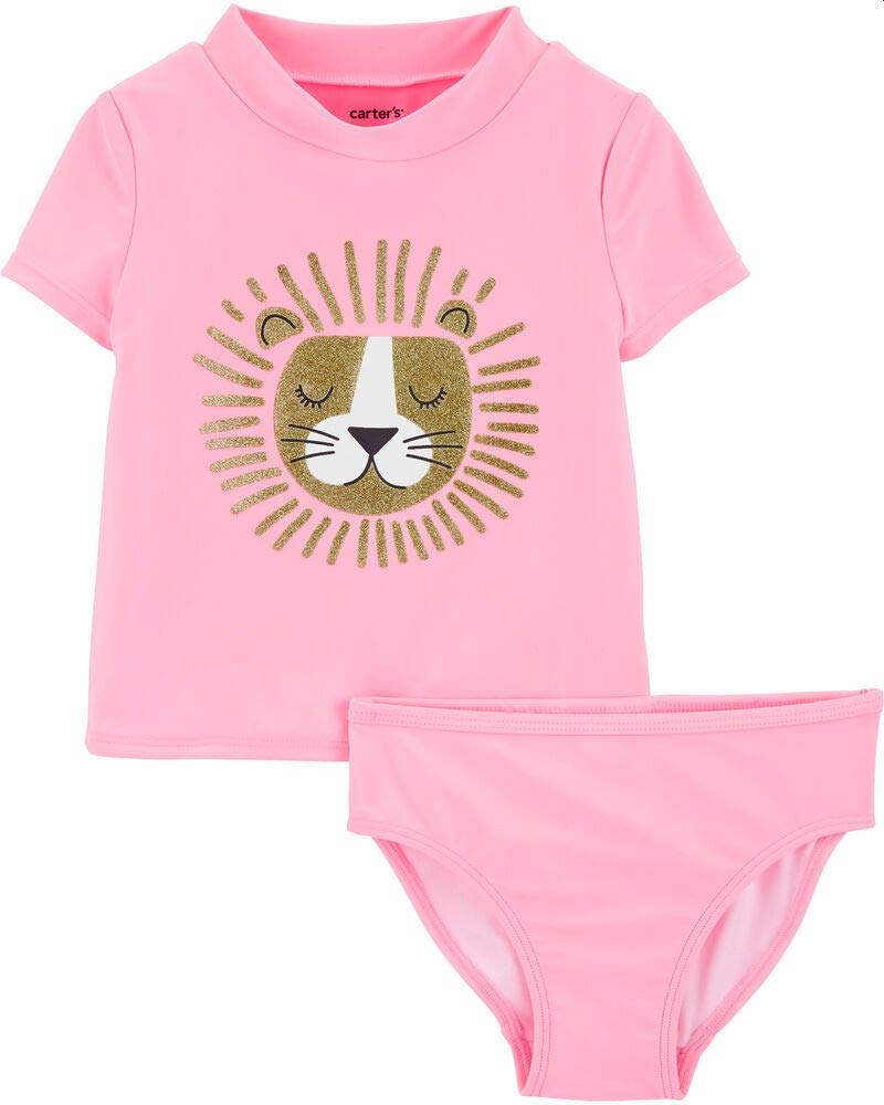 Carter's Baby-Girls Swimwear Set (Lion, 12m)