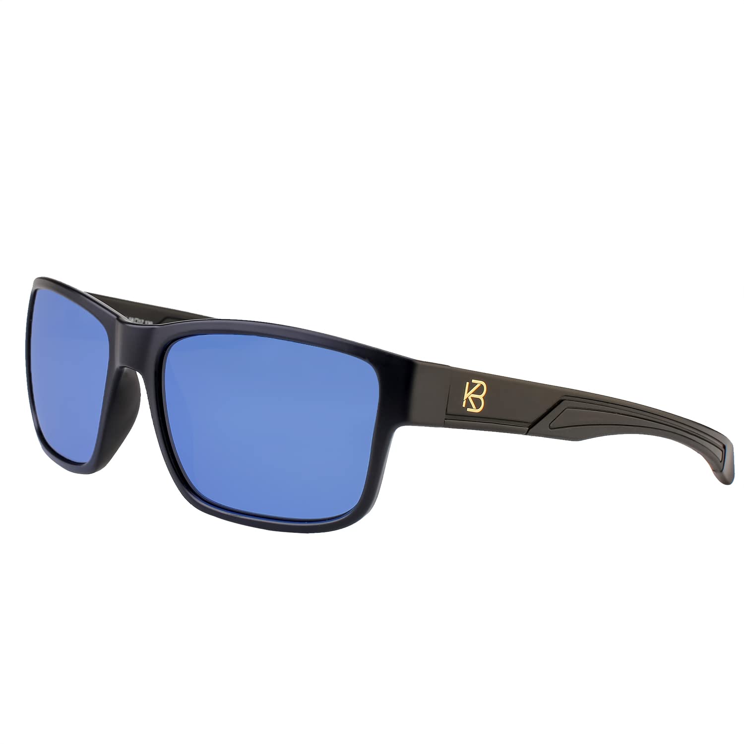 BUNVICK Gafas de Sol Genuinas de Vidrio Polarizadas de Alta Definición Hombres y Mujeres, Diseño Italiano, Anti-reflejo, UV400, Lentes de Vidrio Verdadero Corning